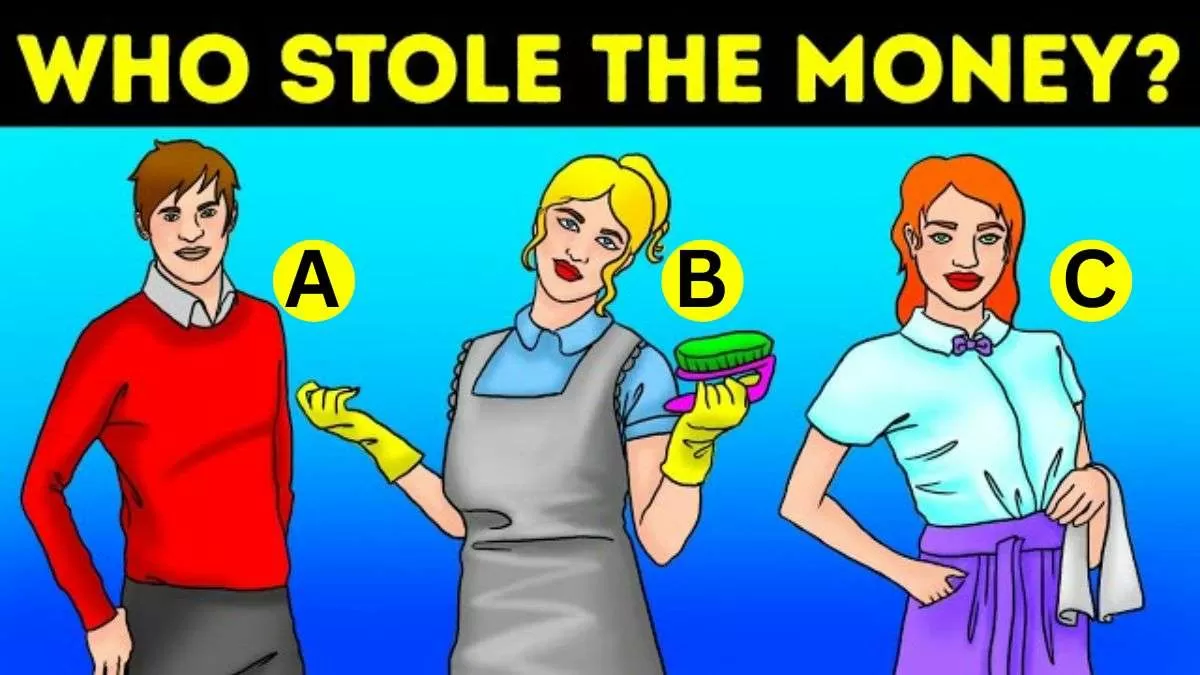 Spot who stole the money.