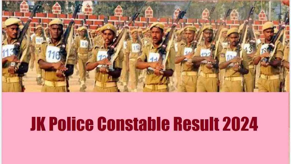 Get all details for JKSSB Constable Result 2024