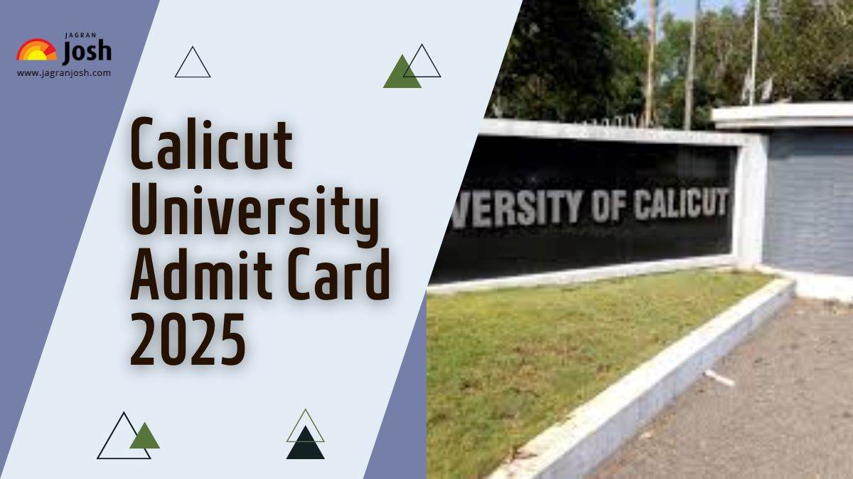 Calicut University Odd Semester Admit Card 2025 OUT at uoc.ac.in; Direct Link to Download Hall Ticket PDF