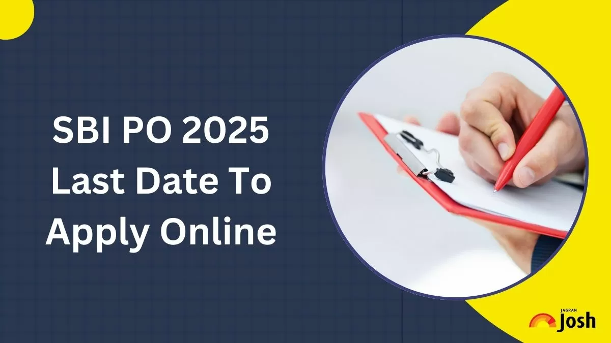 SBI PO 2025 Apply Online Last Date