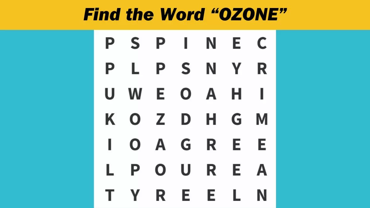 Find "OZONE"