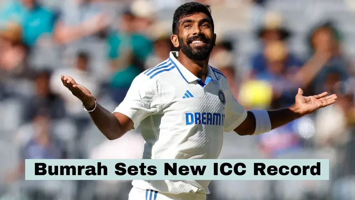 Bumrah set a new record for the highest rating points by an Indian in the ICC Test rankings.