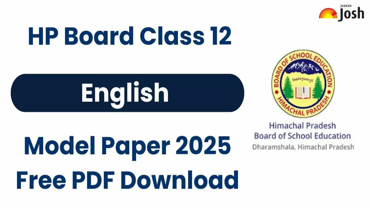 HP Board Class 12th English Model Paper 2025