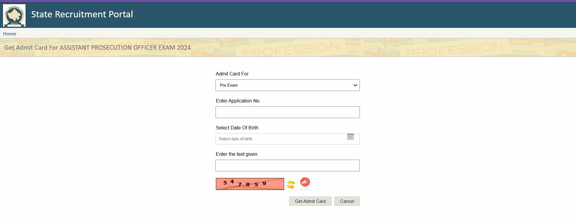 RPSC APO Admit Card 2025 Download Link