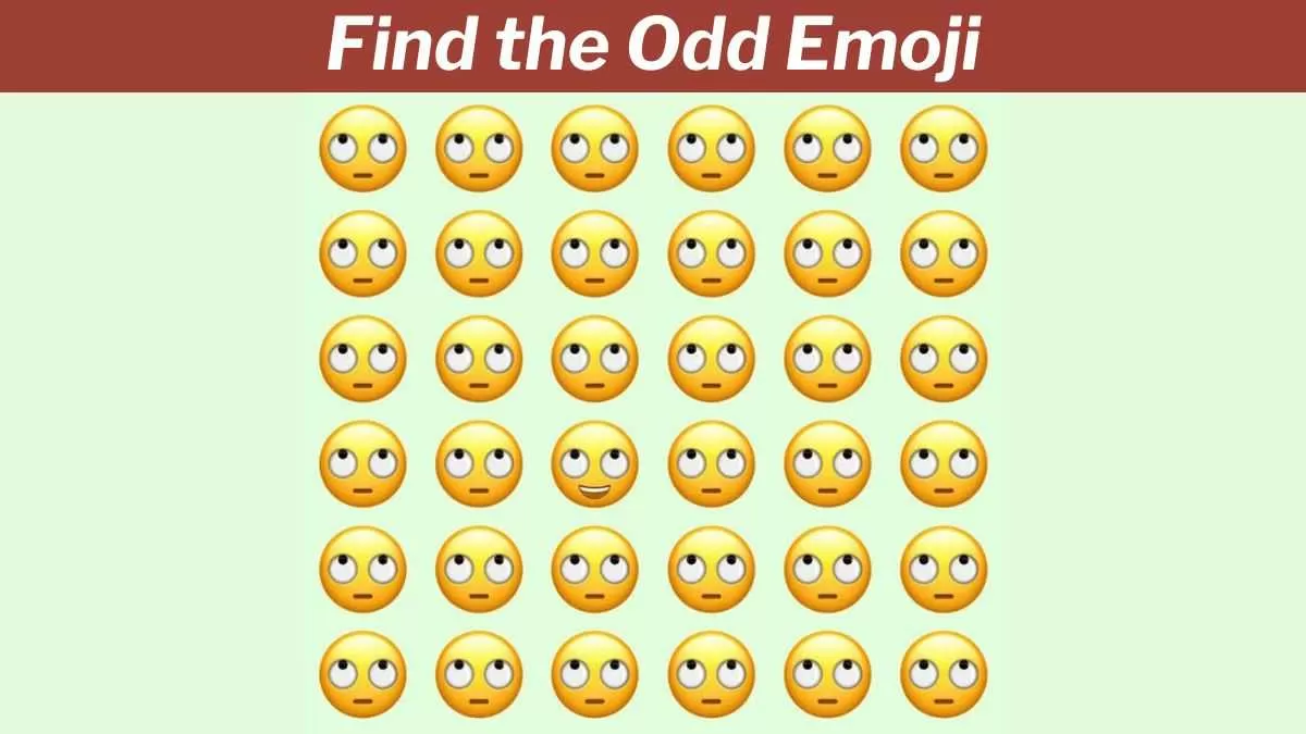 Find the odd emoji out