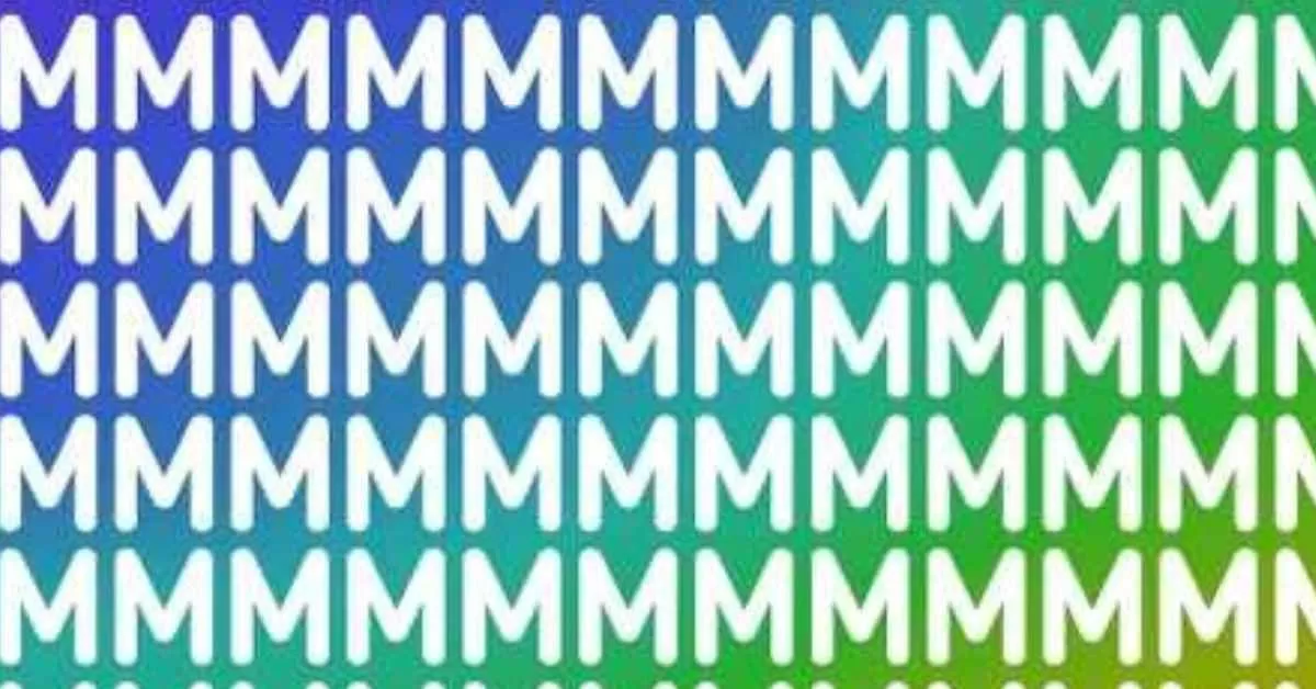  Find the Letter 'W' Among 'M's in Just 11 Seconds