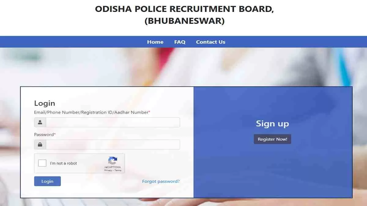 Odisha Police SI Recruitment 2025 Online Apply