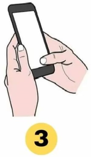phone holding personality test