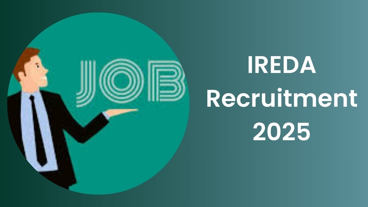 IREDA Recruitment 2025: भारतीय अक्षय ऊर्जा विकास एजेंसी में मैनेजर सहित विभिन्न पदों पर निकली भर्ती, यहाँ देखें विवरण  
