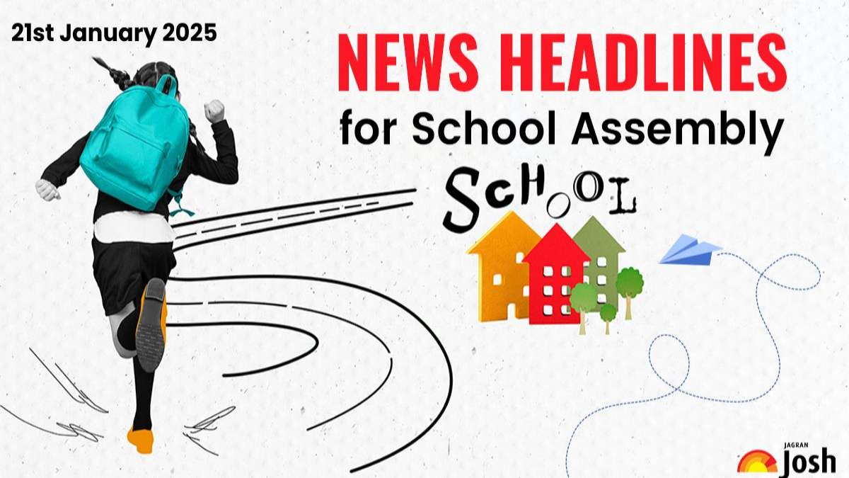 Today’s School Assembly Headlines (January 21, 2025): Donald Trump Takes Oath, Returns To White House, India set to host 2025 Fide World Cup And Other Important News Headlines 