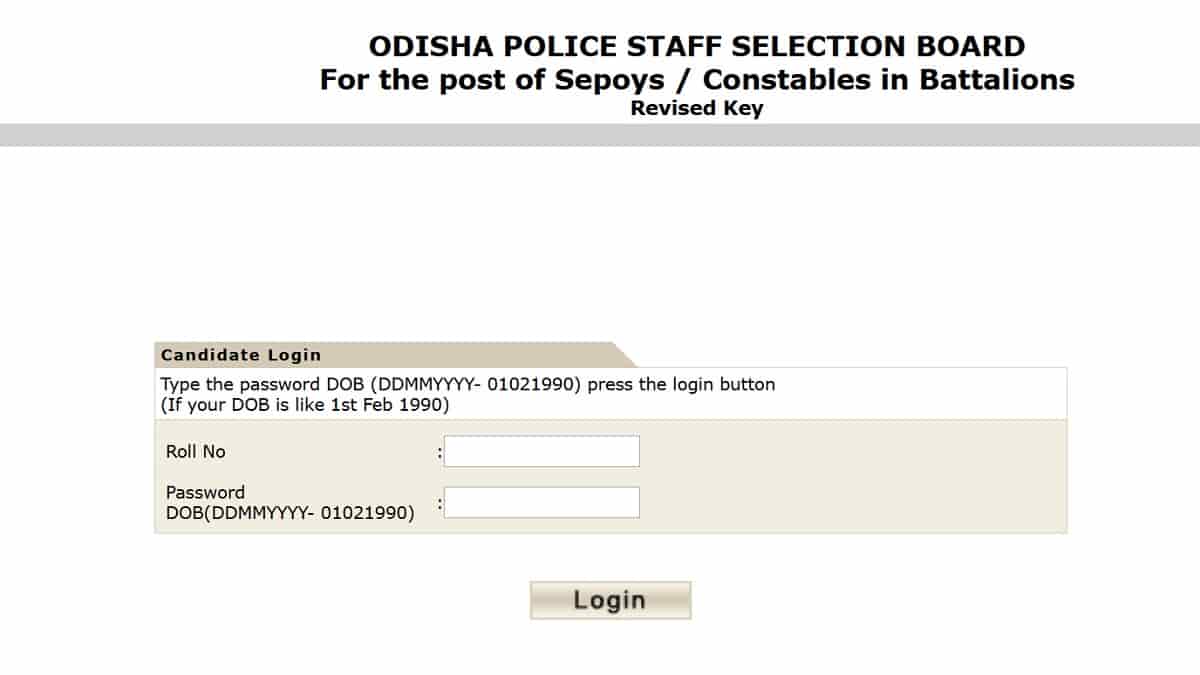 Odisha Police Constable Revised Answer Key 2024 OUT at odishapolice.gov.in: Download OSAP IRB Final Keys