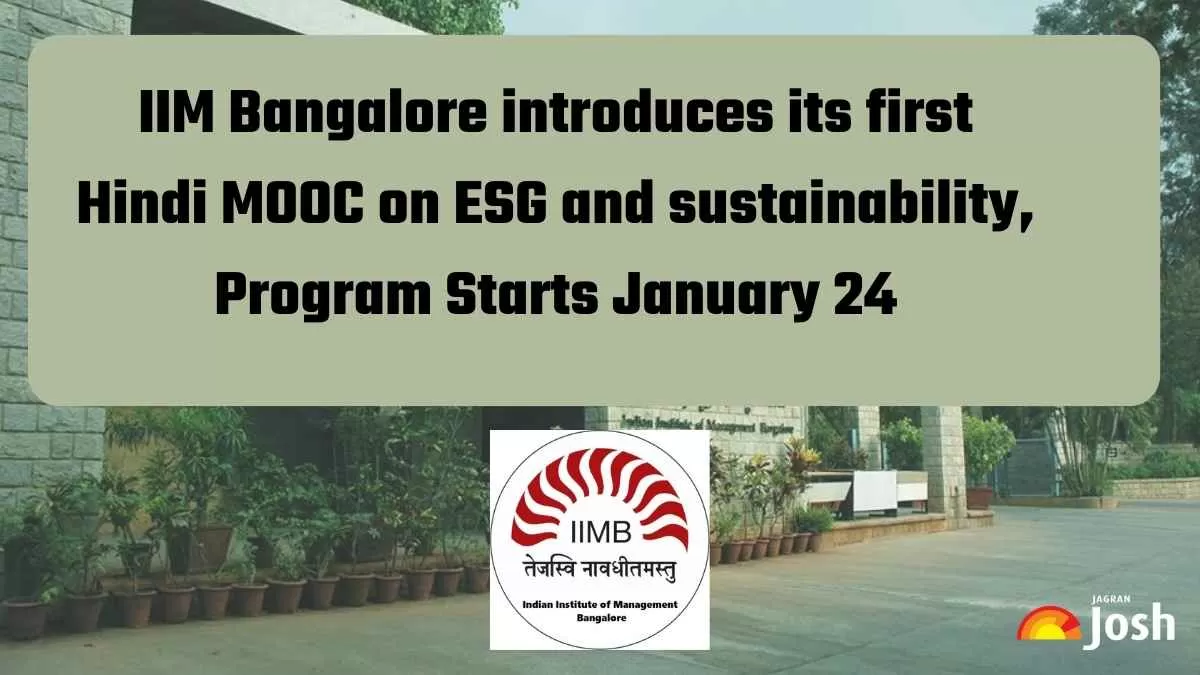 IIM Bangalore New Course