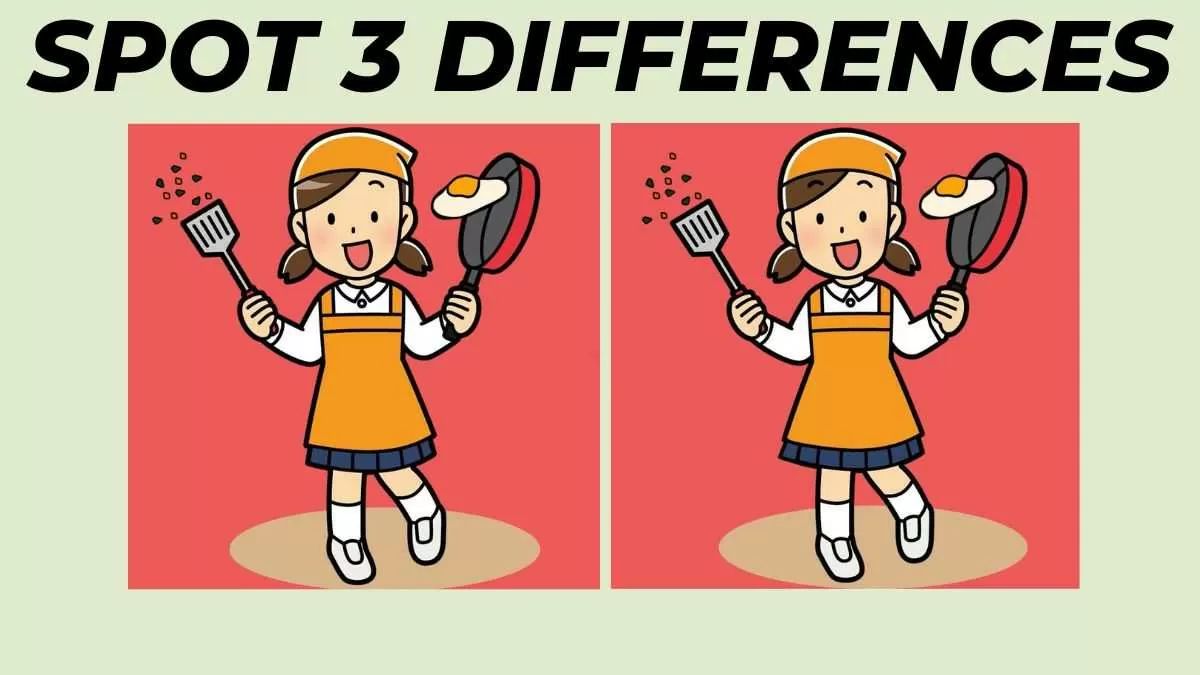 Spot 3 differences in 10 seconds