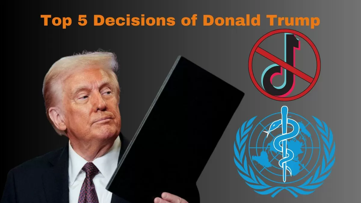Trump issued his first executive order in Washington's Capitol One Arena.