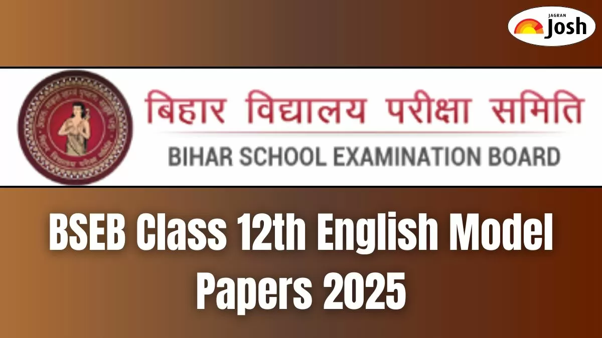 Get here Bihar Board BSEB Class 12th English Model Papers 2025.