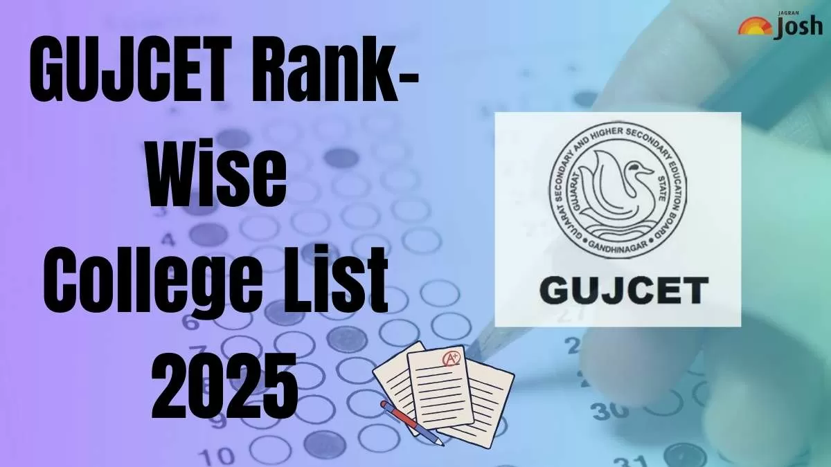 GUJCET Rank-Wise College List 2025