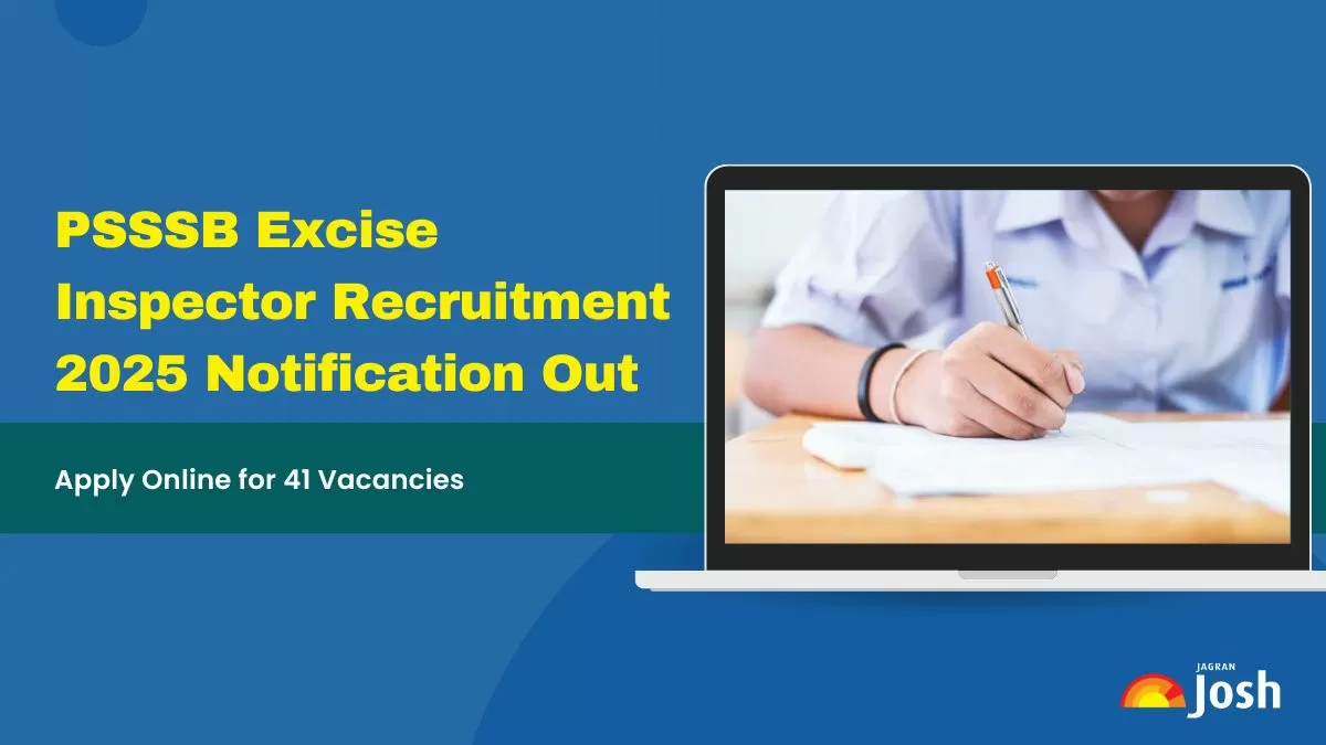 PSSSB Excise and Taxation Inspector Recruitment 2025: Apply for 41 Vacancies at sssb.punjab.gov.in