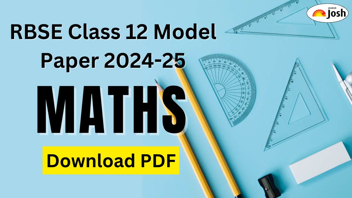 RBSE Class 12 Maths Model Paper 2025 Download Rajasthan Board 12th