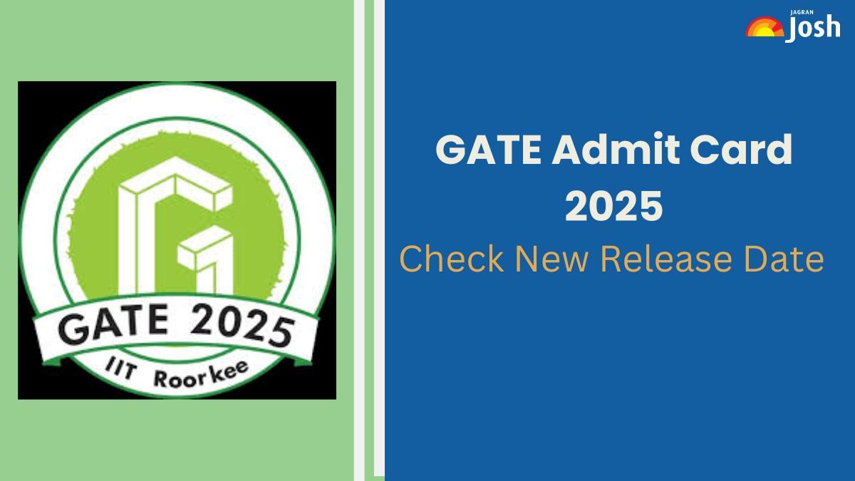 GATE 2025 Admit Card Release Date Updated: Check Details Here