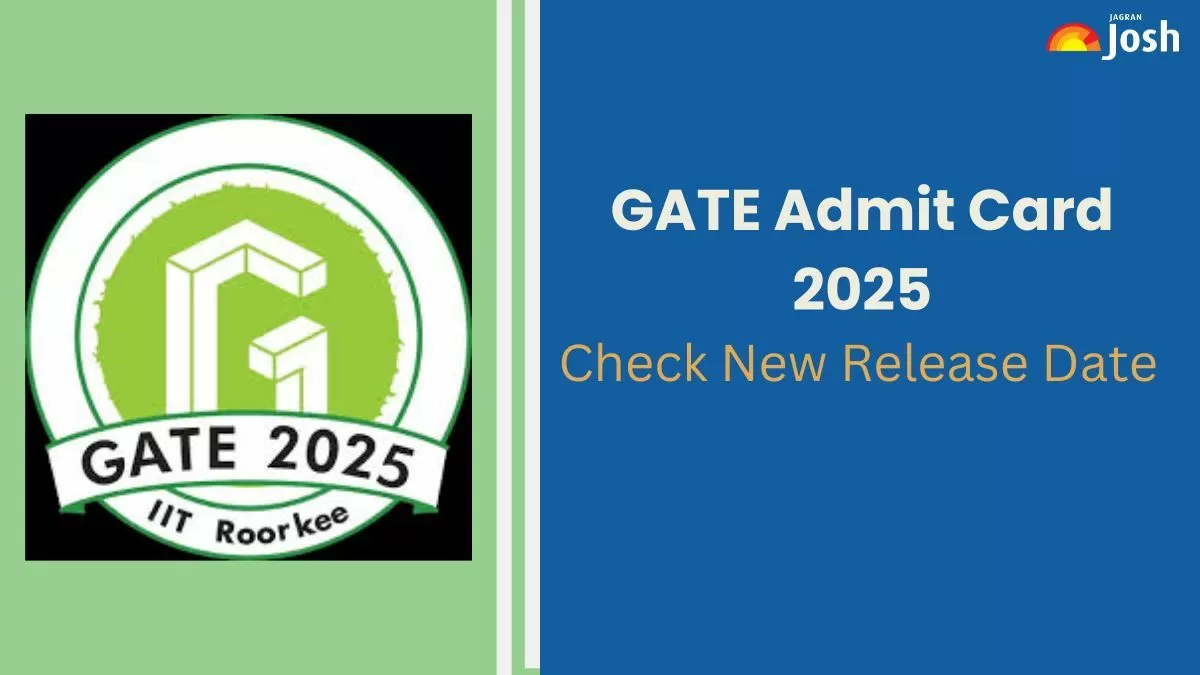 Check all the latest updates on GATE 2025 Admit Card Release Date here.