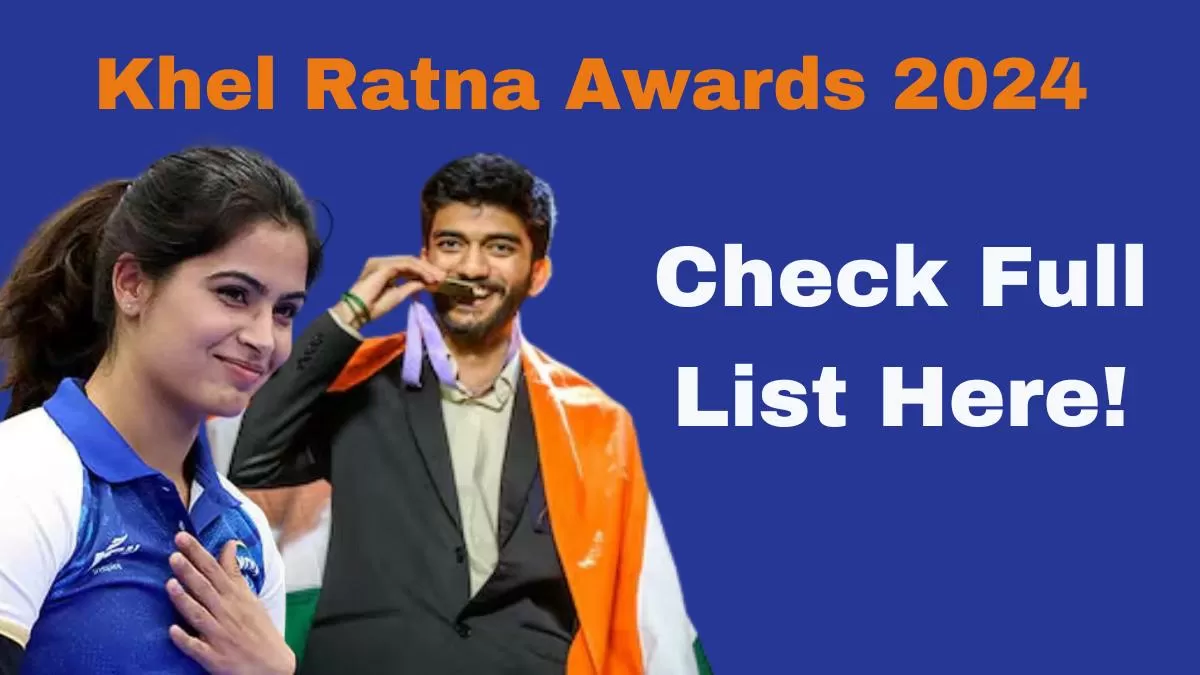 A total of 4 sportspersons were selected for Major Dhyan Chand Khel Ratna Award.