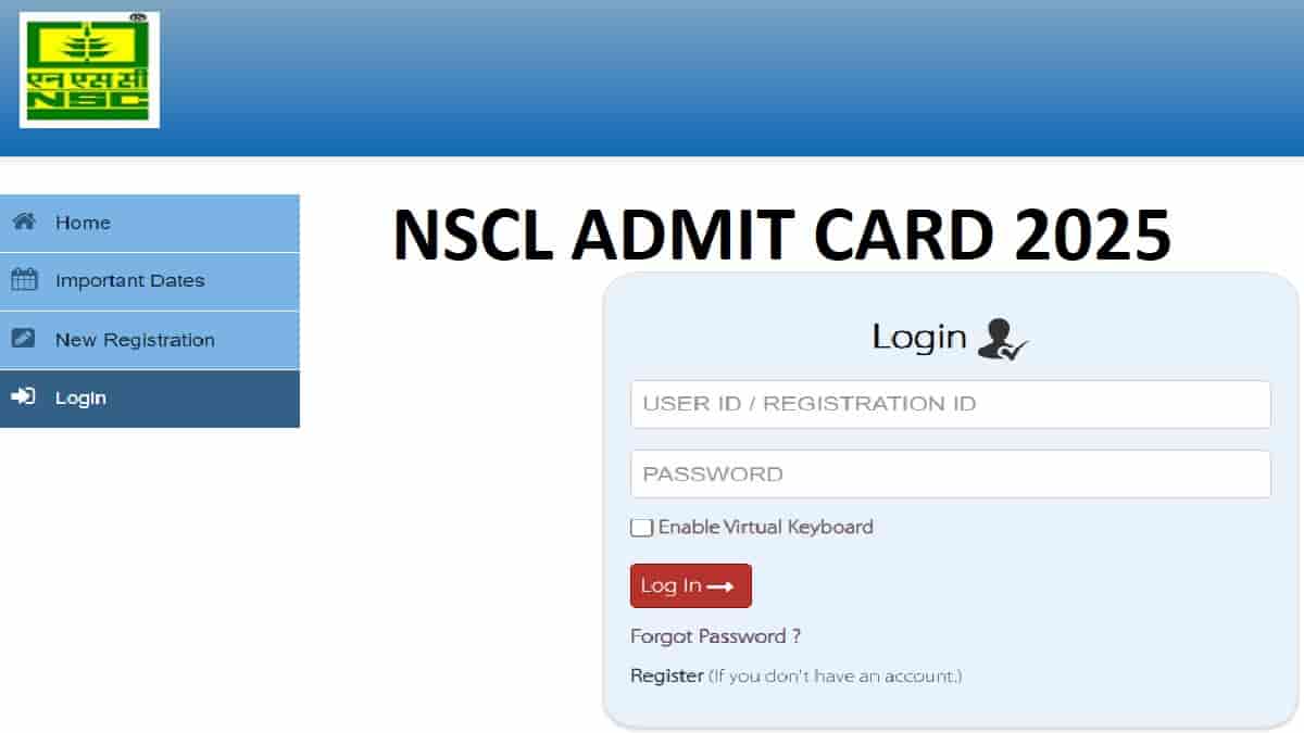 NSCL Admit Card 2025 OUT at indiaseeds.com: Download Call Letter