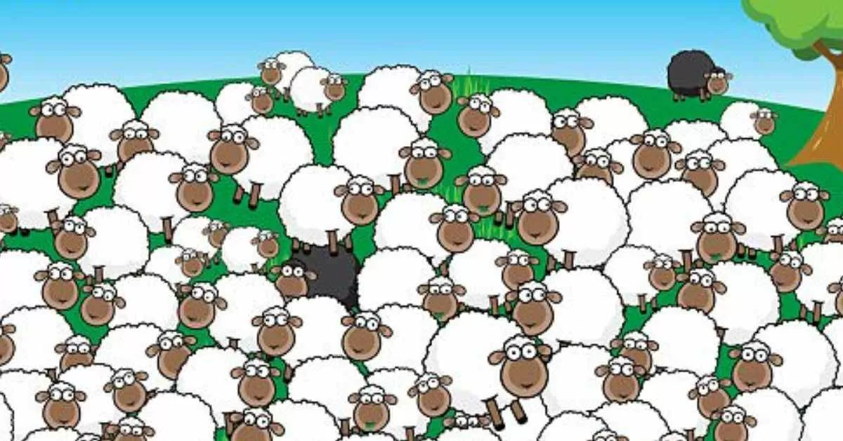 Find the Sleeping Sheep in 7 Seconds