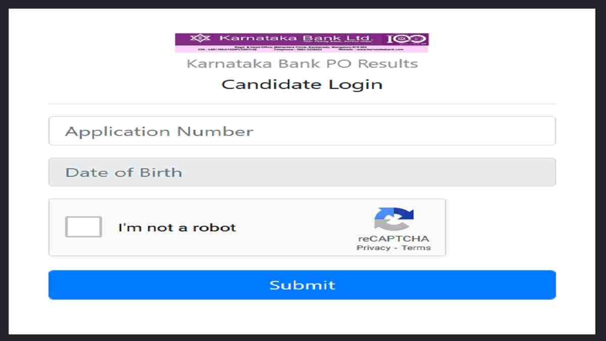 Karnataka Bank PO Result 2024 OUT at karnatakabank.com: Download Scorecard, Merit List Here 