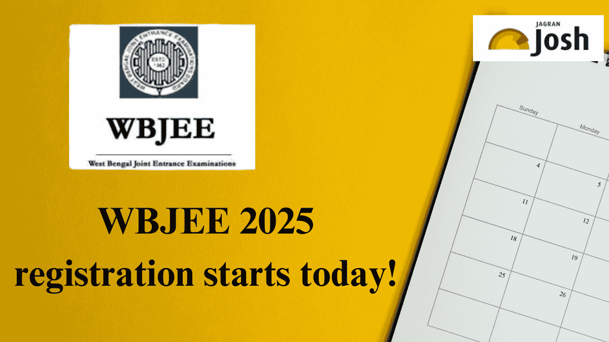 WBJEE 2025 Registration portal is now live.