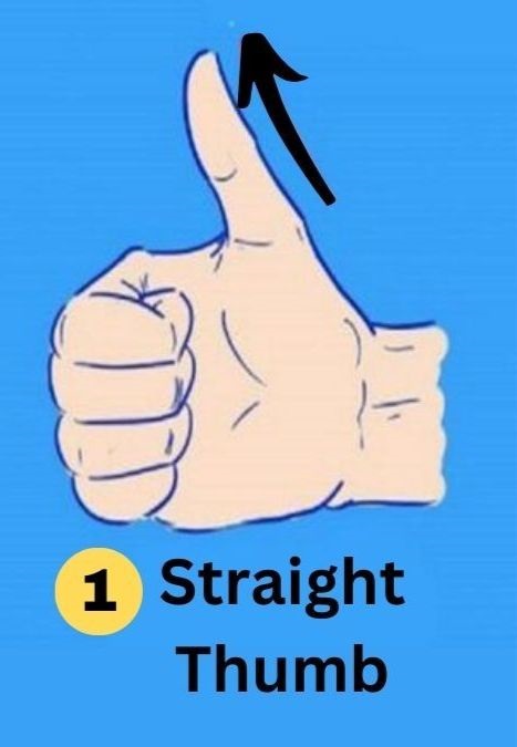 Straight Thumb Personality Traits