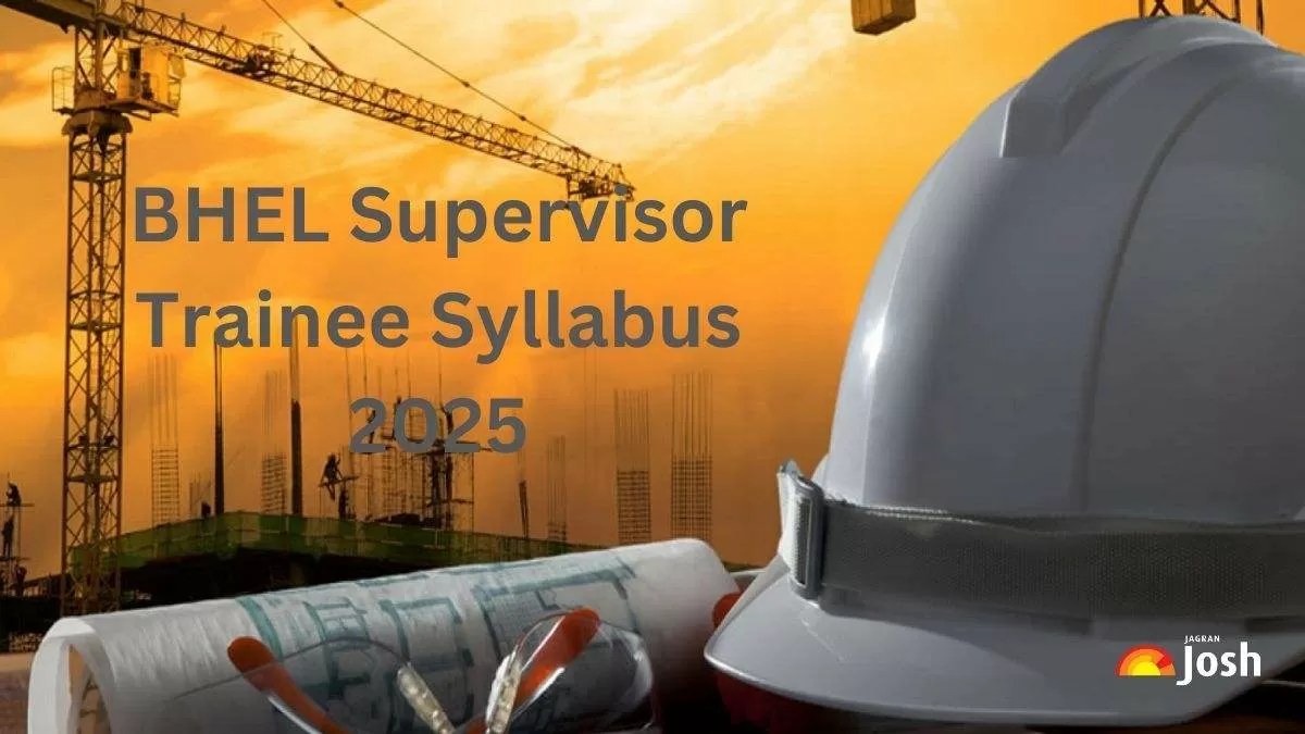 BHEL Supervisor Trainee Syllabus 2025 with details