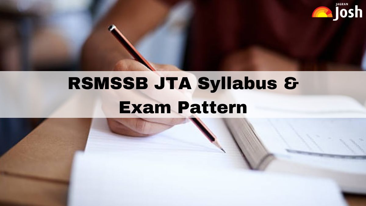 RSMSSB JTA Syllabus 2025, Exam Pattern, Download Syllabus PDF