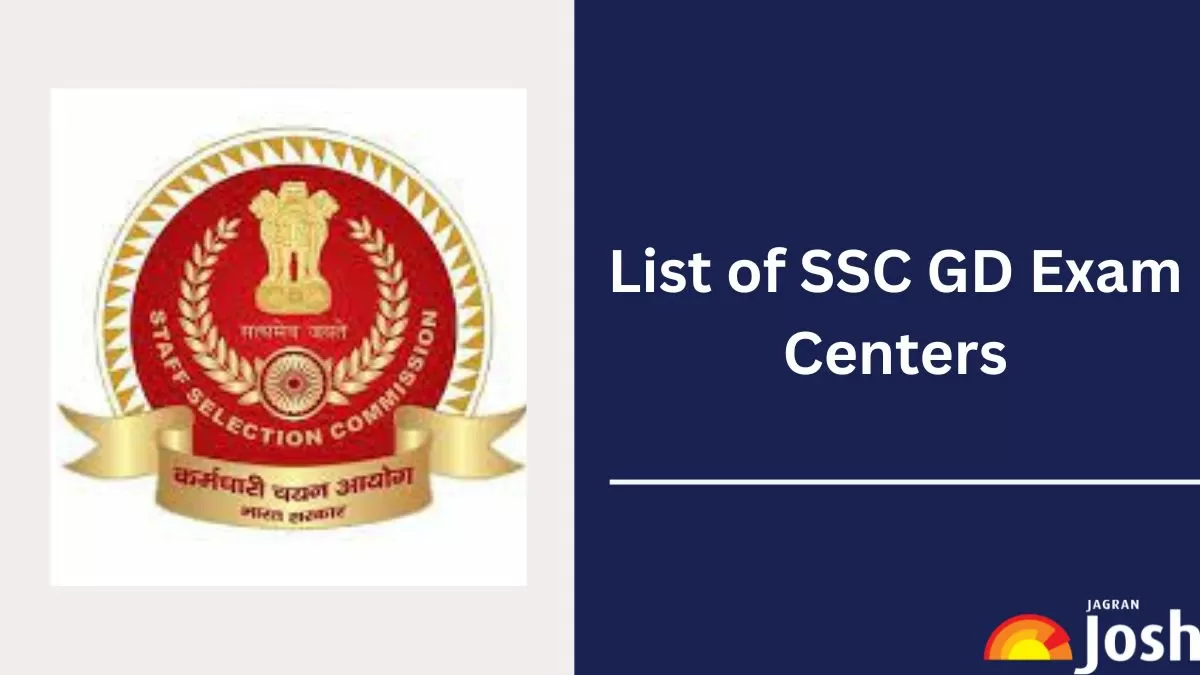 SSC GD Exam Centre 2025 List with Code 