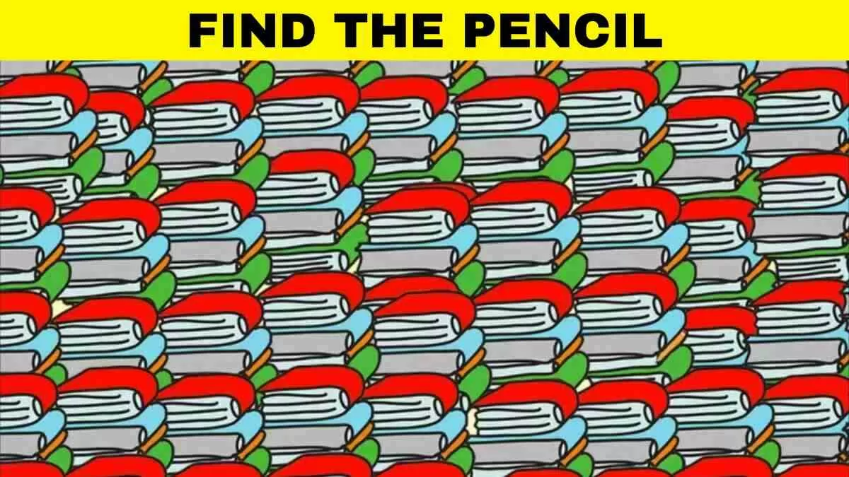Spot the pencil.