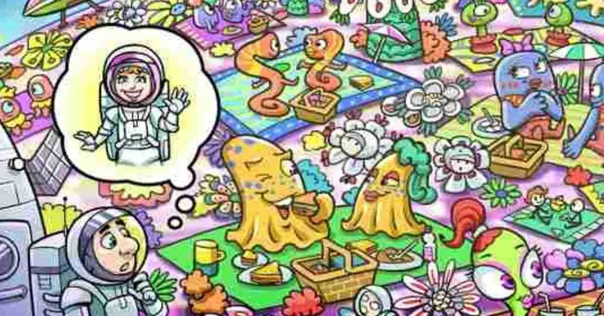 Find the Lady Astronaut in 9 Seconds