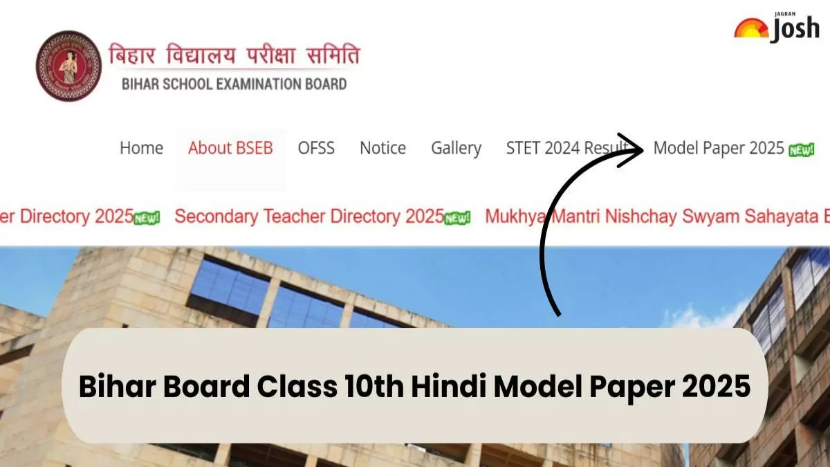 Bihar Board Class 10th Hindi Model Paper 2025