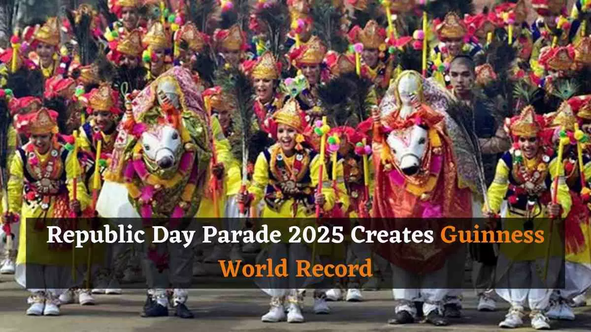 The event, recognized by the Guinness World Records as the ‘Largest Indian Folk Variety Dance.’