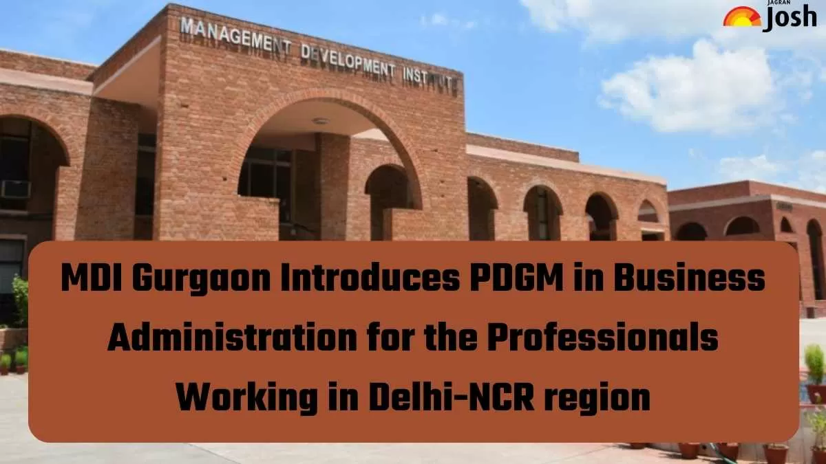 MDI Gurgaon Introduces PDGM in Business Administration for the Professionals Working in Delhi-NCR region