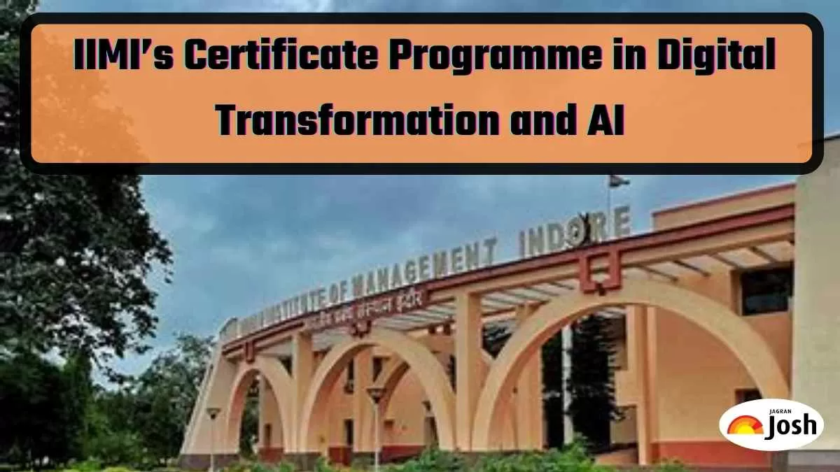 Unlock New Opportunities with IIM Indore Certificate Programme in Digital Transformation and AI