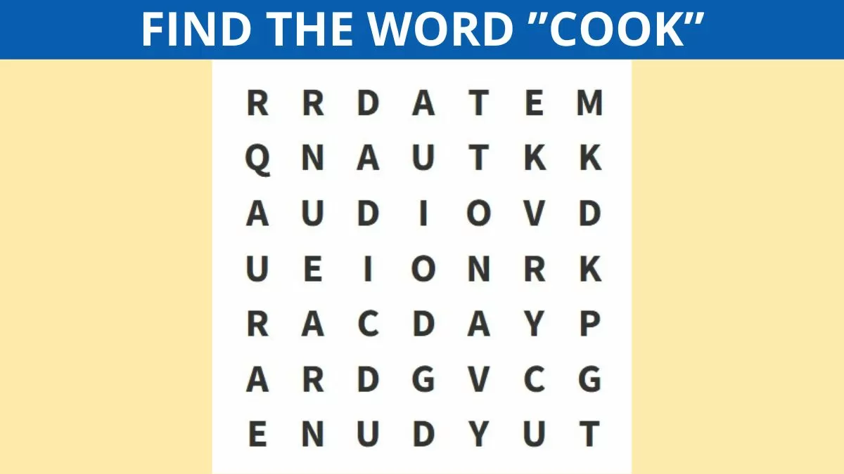 Find "COOK"