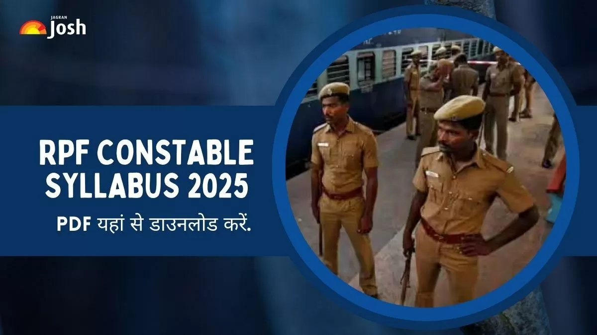 RPF Constable Syllabus 2025 PDF