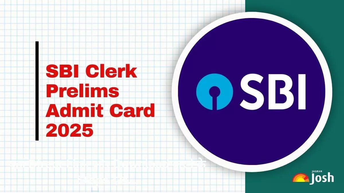 SBI Clerk Prelims Admit Card 2025