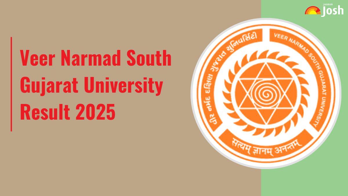 VNSGU Result 2025 OUT at vnsgu.ac.in, Direct Link to Download UG and PG Marksheet