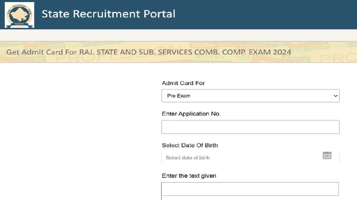 RPSC RAS Admit Card 2025 OUT Download Link