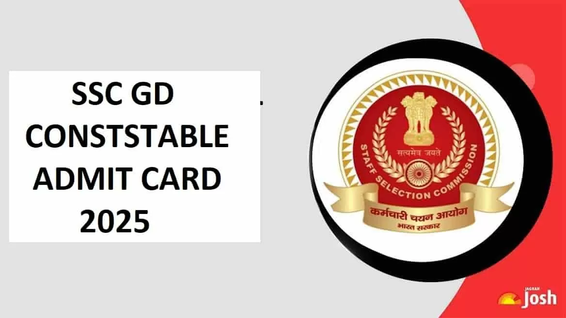SSC GD Admit Card 2025 Today at ssc.gov.in