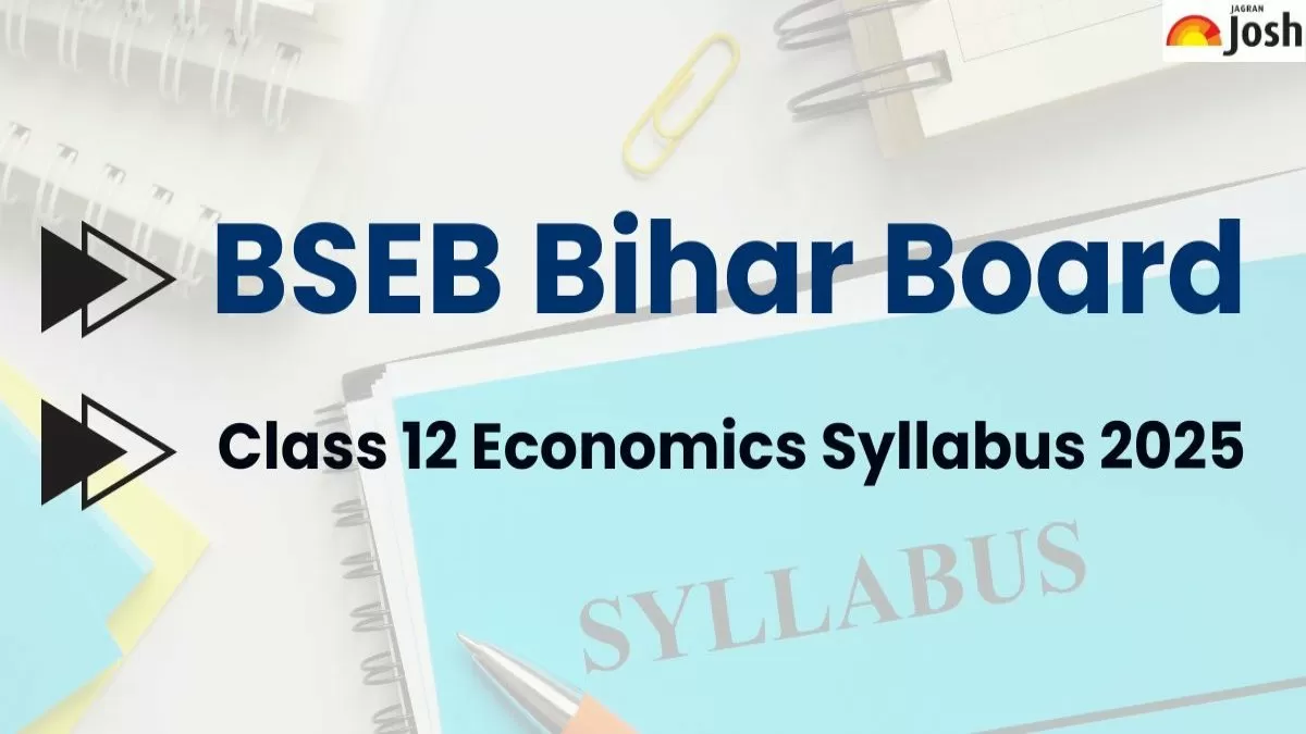 BSEB Class 12th Economics Syllabus 2025