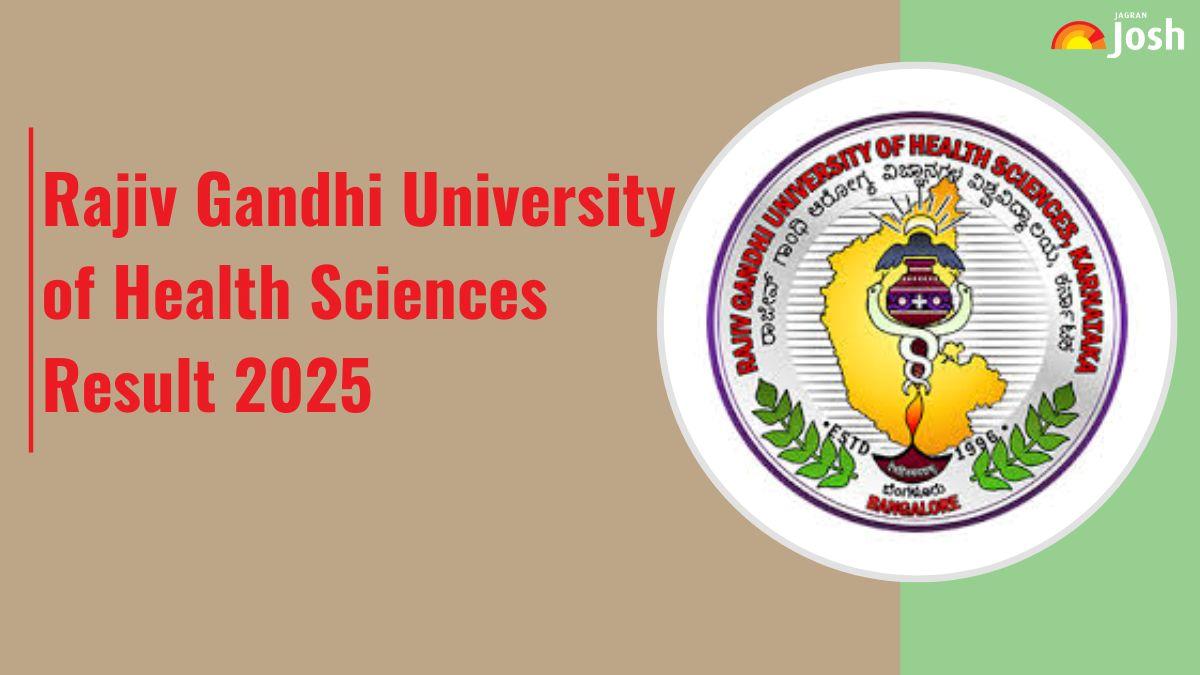 RGUHS Result 2025 OUT at gnanasangama.karnataka.gov.in; Direct Link to Download UG Marksheet PDF