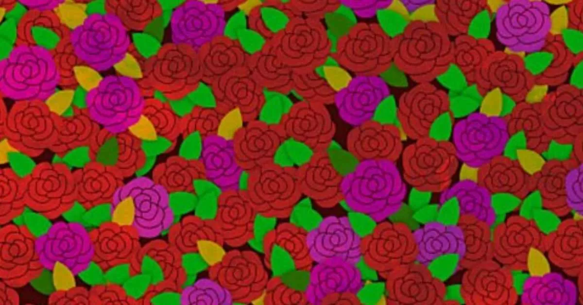Find the Hidden Ruby Among the Roses in 5 Seconds