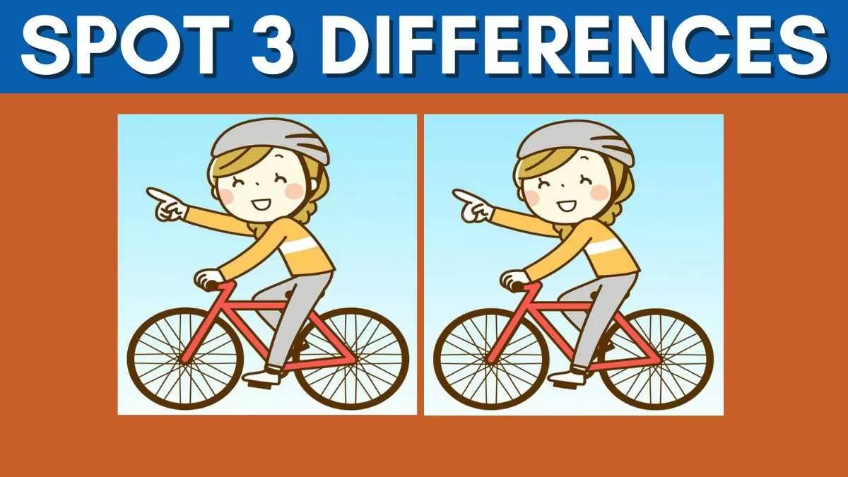 Spot 3 differences in 18 seconds