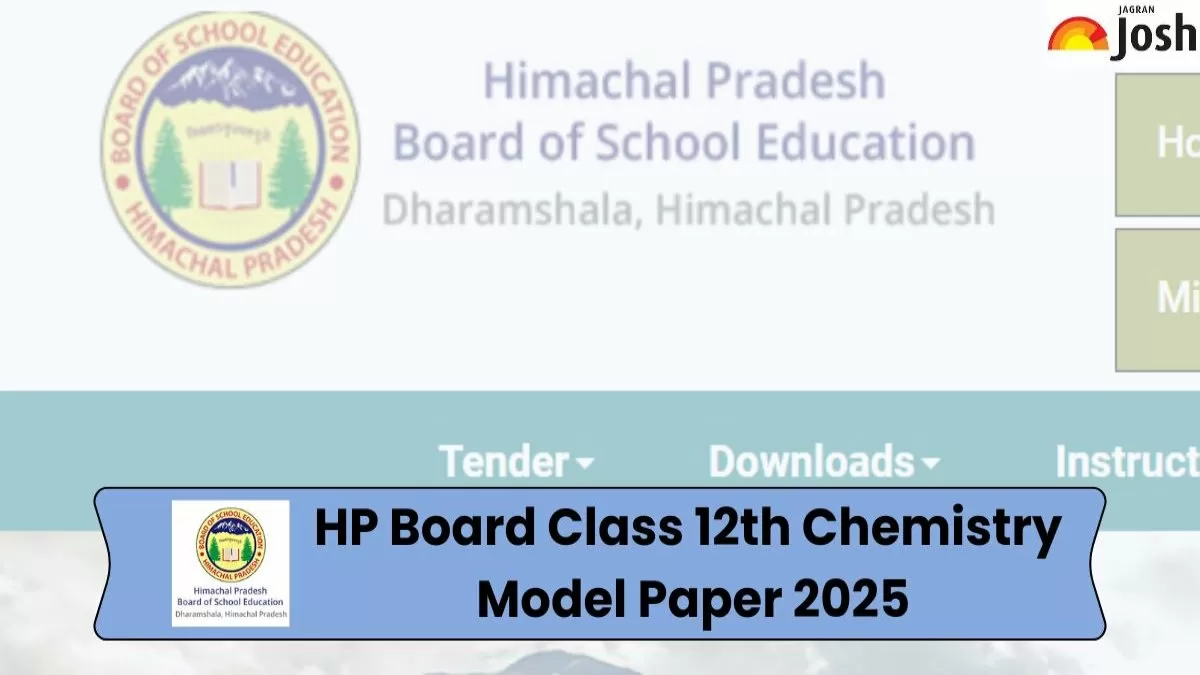 HP Board 12th Chemistry Model Paper 2025